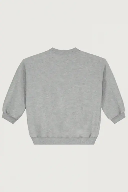 Gray Label baby dropped shoulder sweater //  grey melange