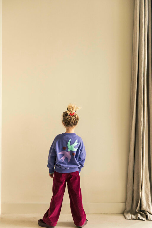 Jenest art bird sweater // dark purple