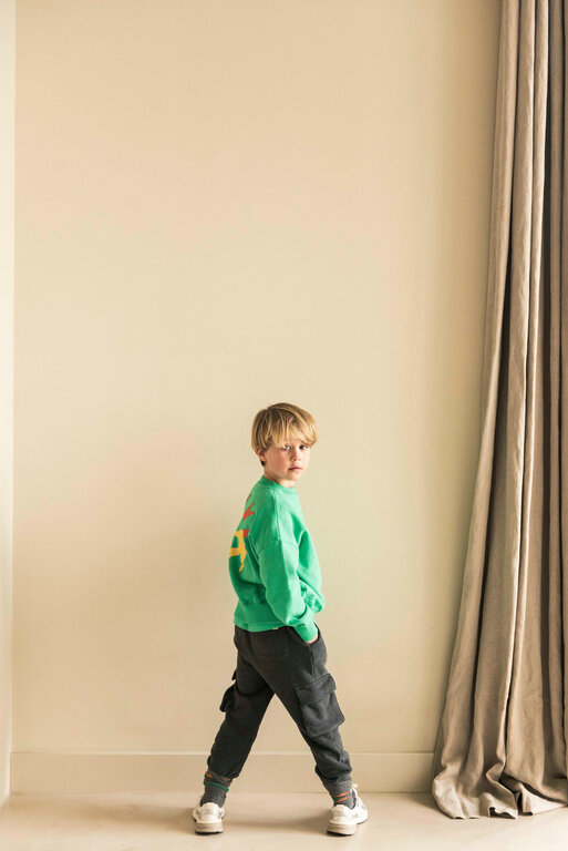 Jenest sammy cargo jogger // dark grey melange