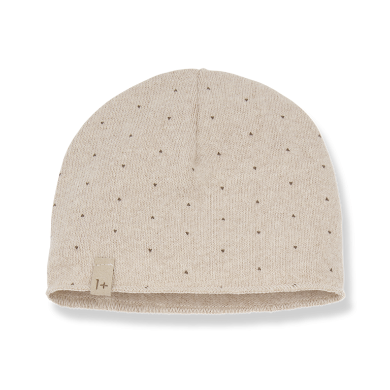 1+ in the family ares newborn hat // beige