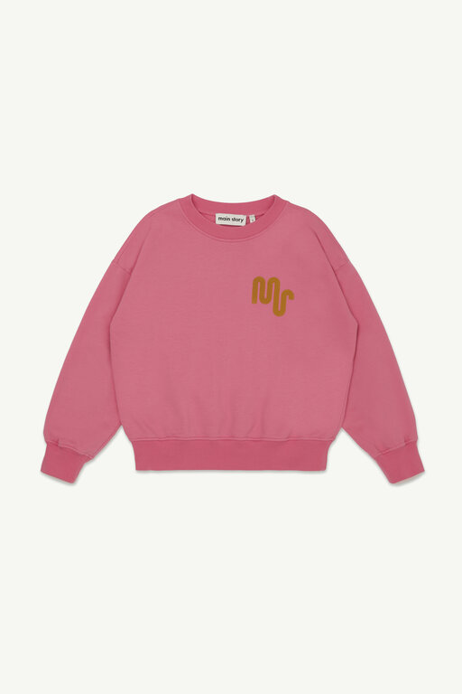 Main Story bubble sweatshirt // pink lemonade