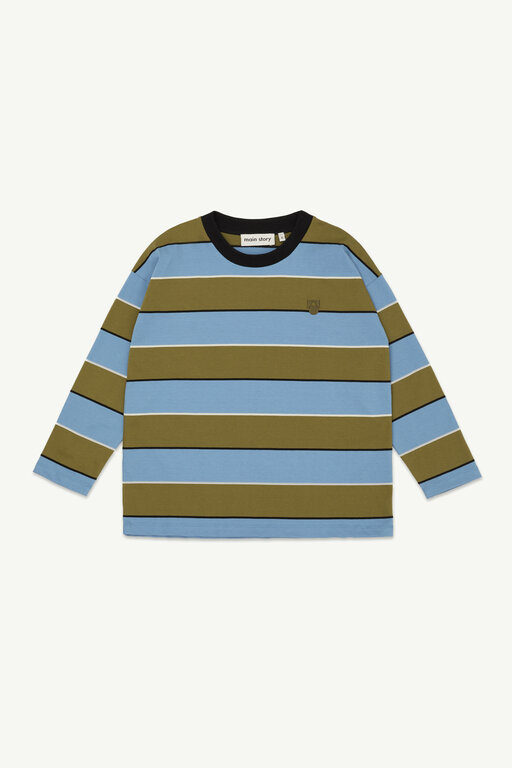 Main Story long sleeve tee // tapenade stripe