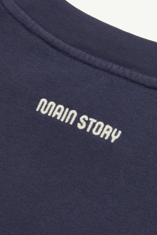 Main Story bubble sweatshirt // graystone blue