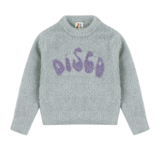 Jelly Mallow disco sparkling sweater // silver