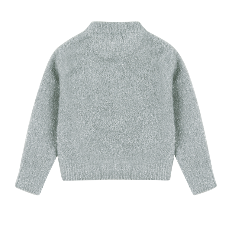 Jelly Mallow disco sparkling sweater // silver