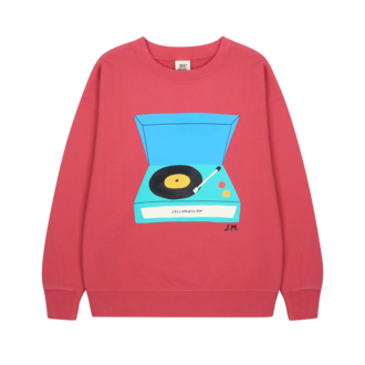 Jelly Mallow turntable sweatshirt // rose