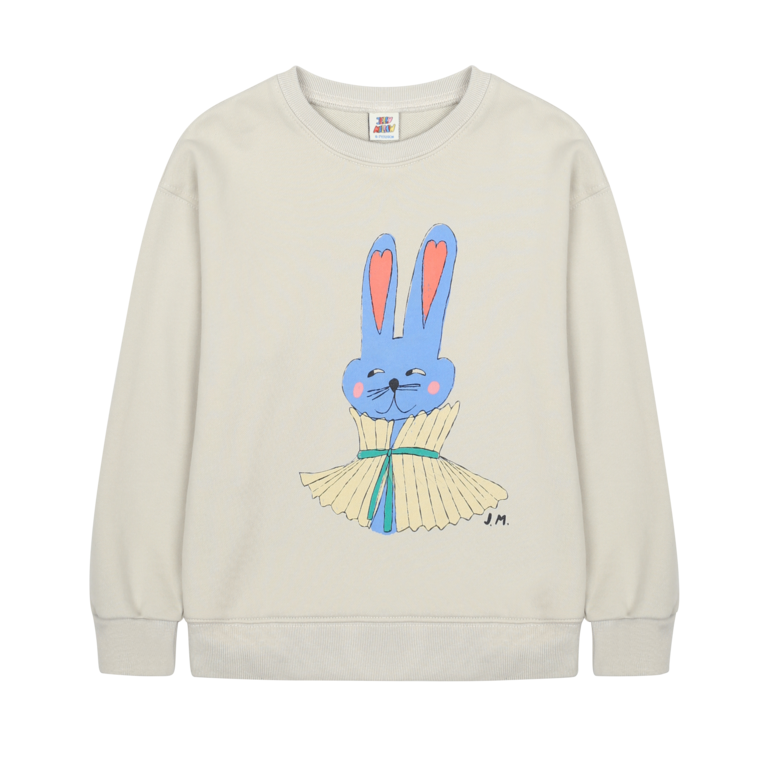 Jelly Mallow rabbit sweatshirt // oatmeal