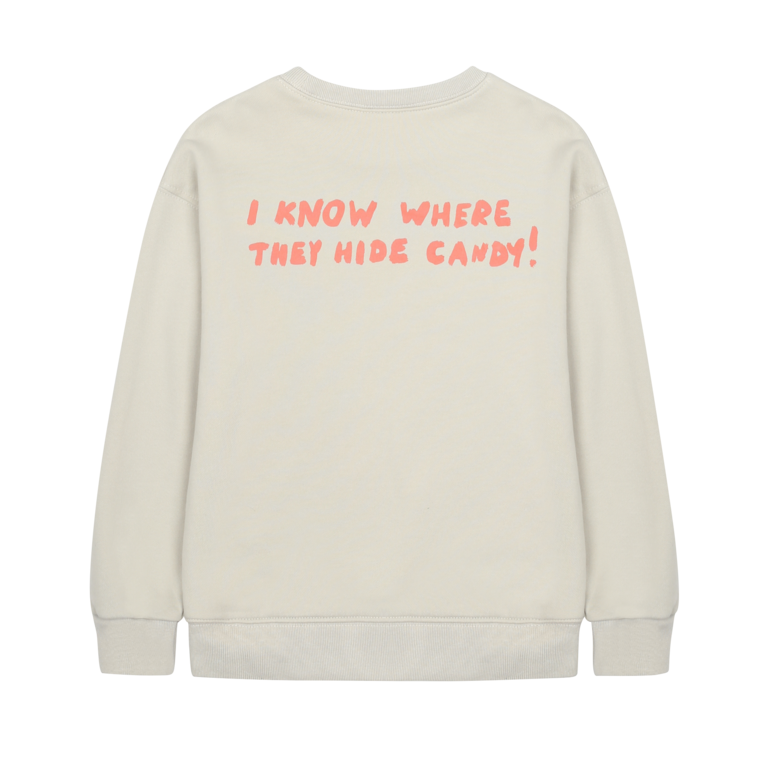 Jelly Mallow rabbit sweatshirt // oatmeal