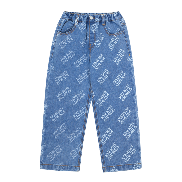Jelly Mallow kindness denim pants // blue