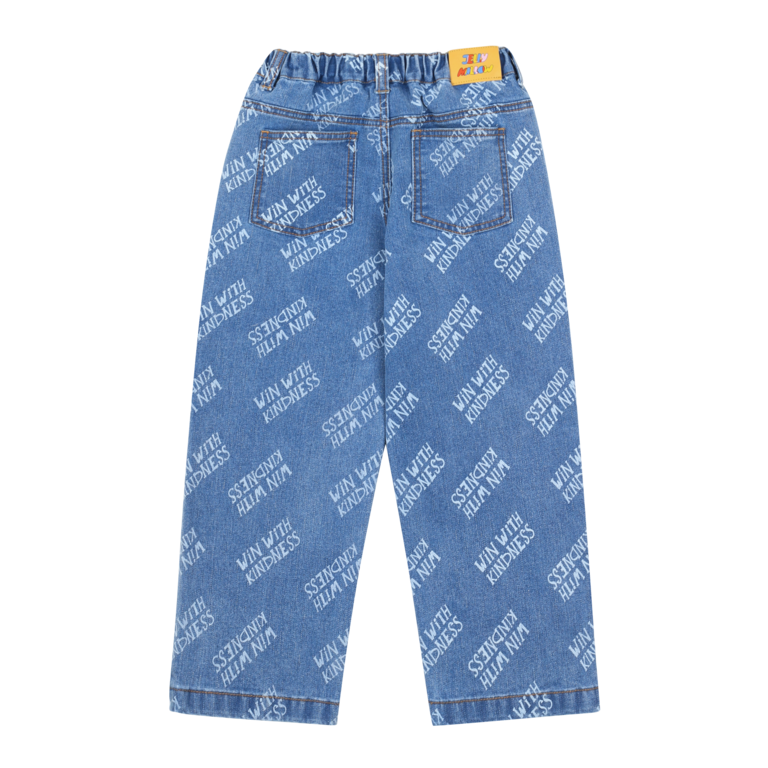 Jelly Mallow kindness denim pants // blue