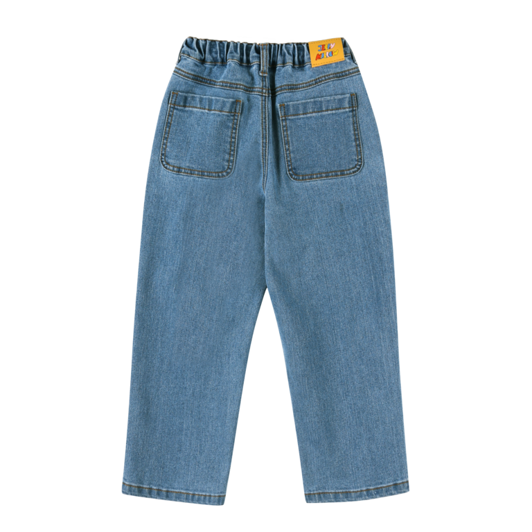 Jelly Mallow colored nature denim pants // blue