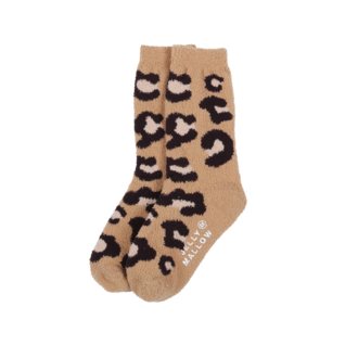 Jelly Mallow leopard tarry socks set // multi