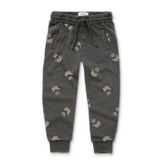 Sproet & sprout sweatpants space cat print // washed black
