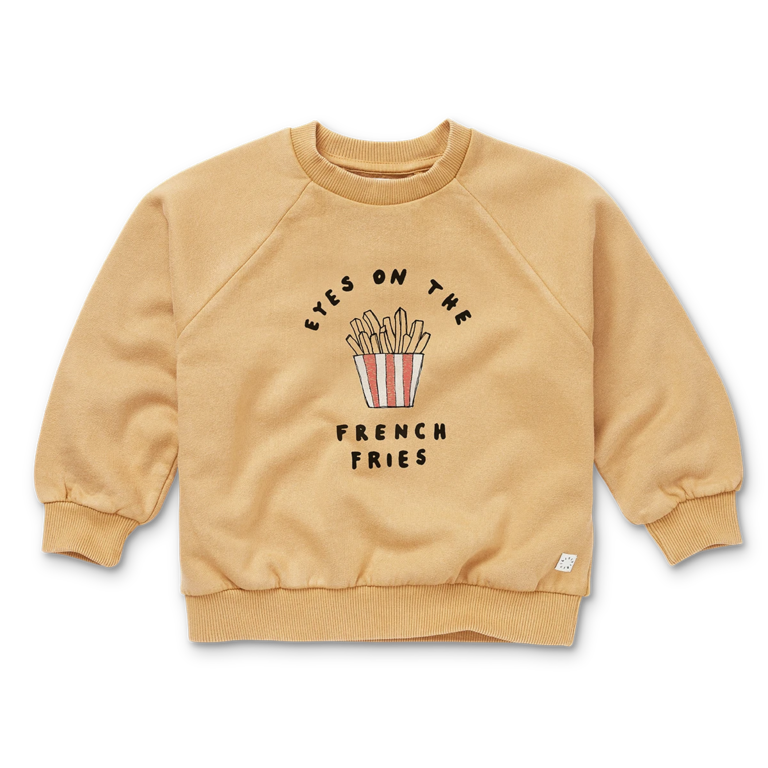Sproet & sprout sweatshirt french fries // sand