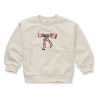 Sproet & sprout sweatshirt bow // ivory