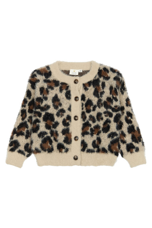 The New pamilla jacquard cardigan // feather gray AOP