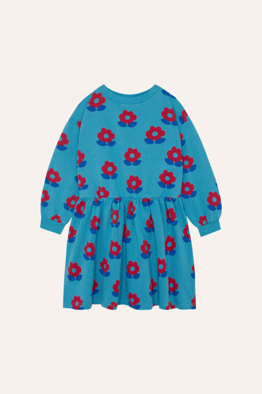 The Campamento big flowers dress // blue