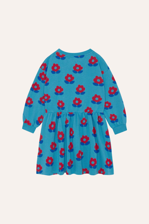 The Campamento big flowers dress // blue