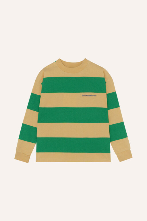 The Campamento stripes t-shirt // green