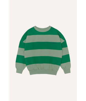 stripes sweatshirt // green