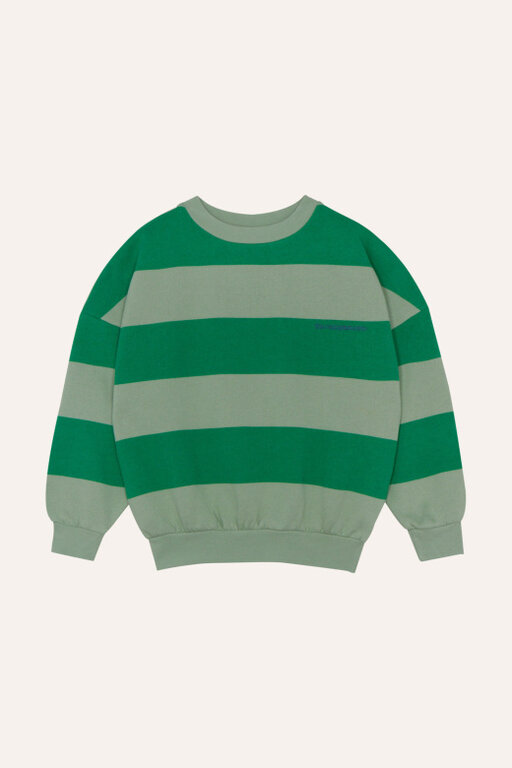 The Campamento stripes sweatshirt // green