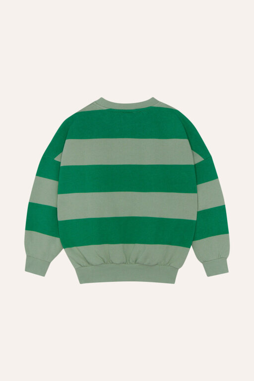 The Campamento stripes sweatshirt // green