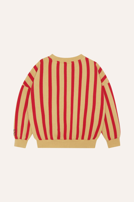 The Campamento stripes sweatshirt // red