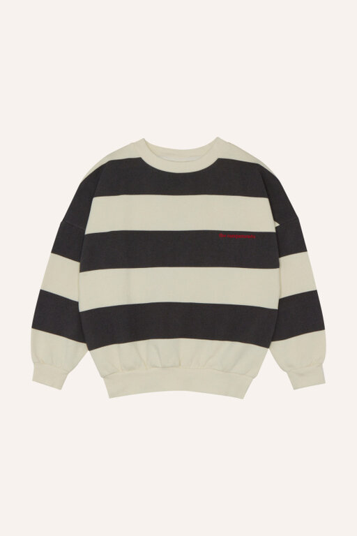 The Campamento stripes sweatshirt // grey