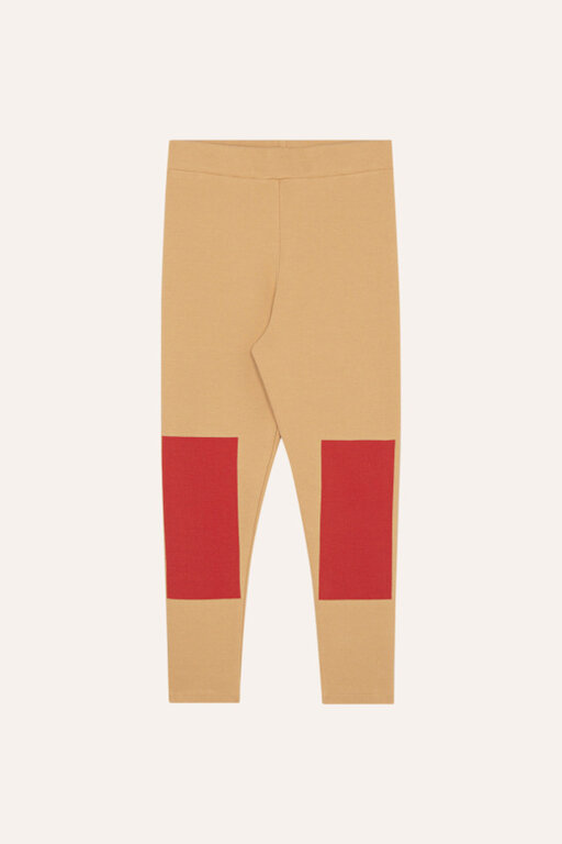 The Campamento knee patch leggings // yellow