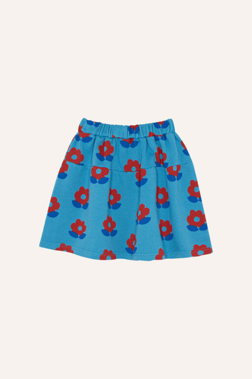 The Campamento big flowers skirt // blue
