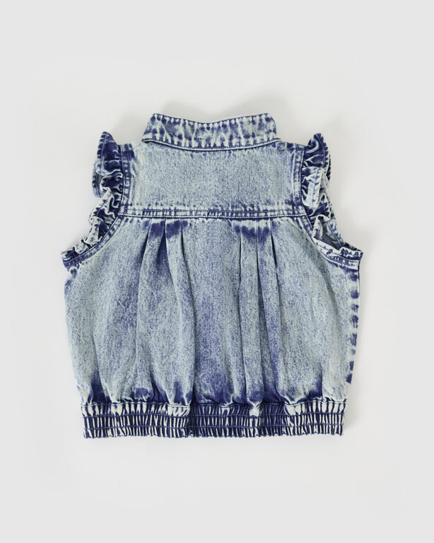 Goldie & Ace elodie ebroidered // denim vest