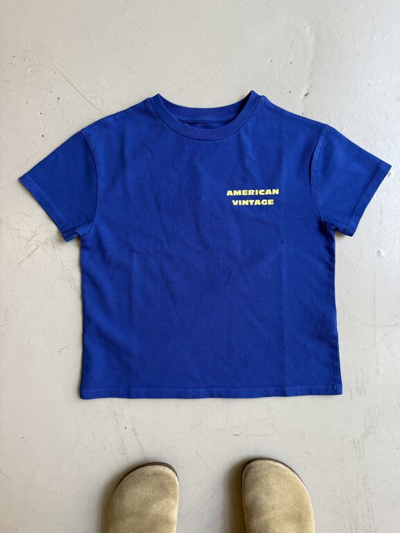 American Vintage fizvalley tee // indigo vintage