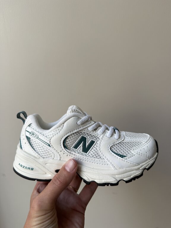 New Balance 530 kids // sea salt / new spruce