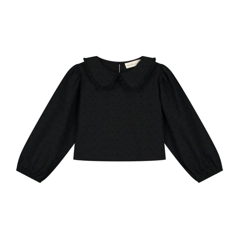 Charlie Petite nila blouse // black