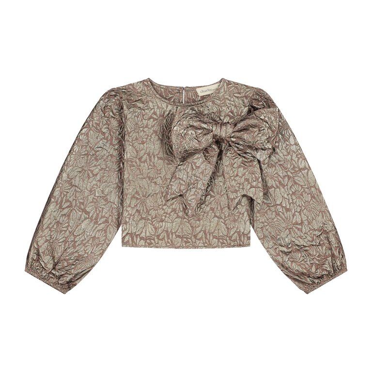 Charlie Petite nena blouse // rose/gold