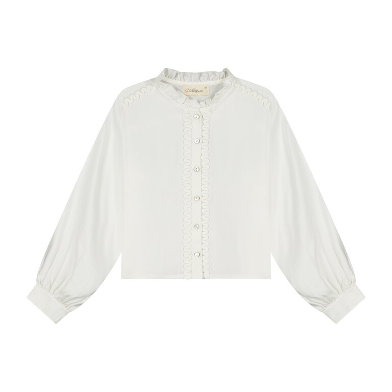 Charlie Petite noe blouse // off-white