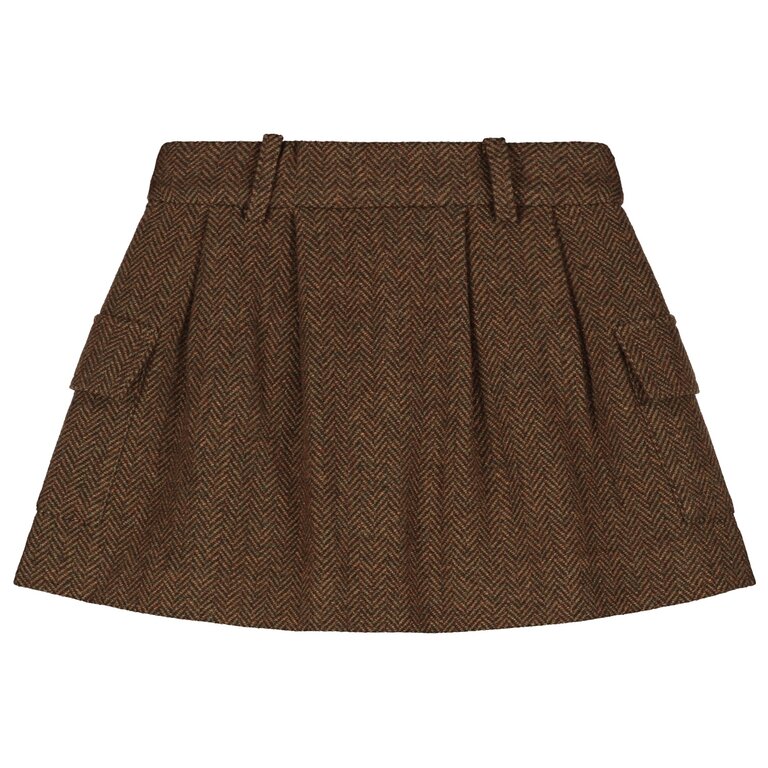 Charlie Petite noa skirt // brown melange