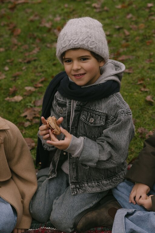 Charlie Petite indi sweater // grey melange