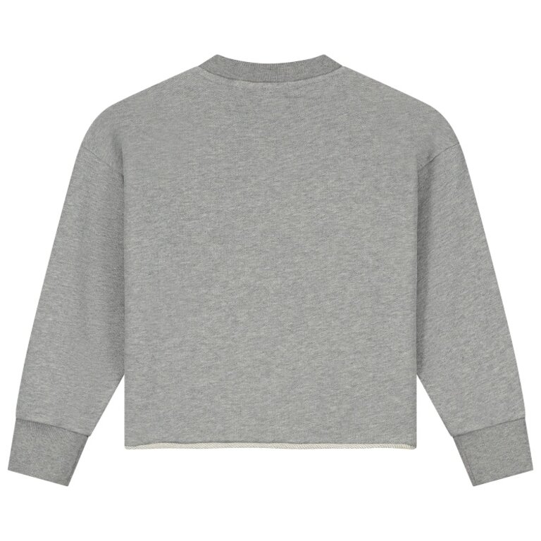Charlie Petite lux sweater //  grey melange