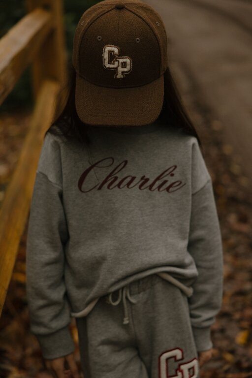 Charlie Petite lux sweater //  grey melange