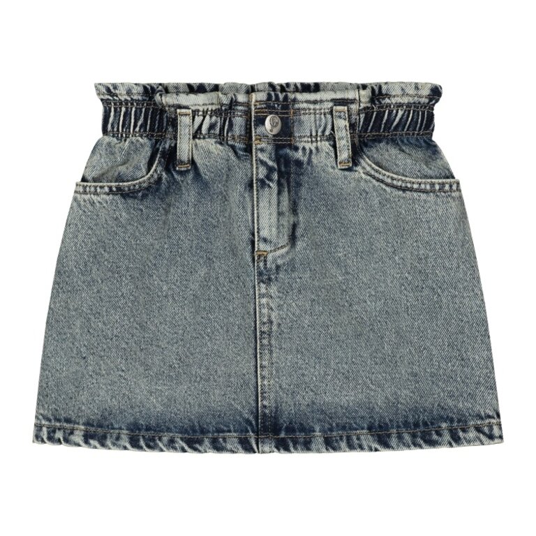 Charlie Petite jada skirt // vintage blue