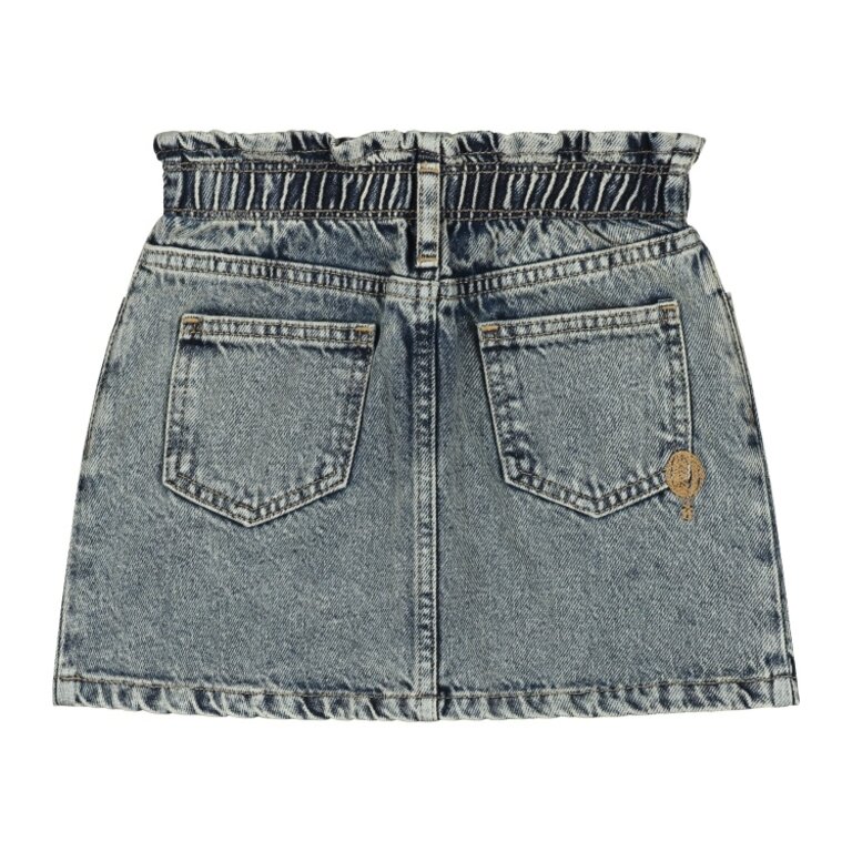 Charlie Petite jada skirt // vintage blue