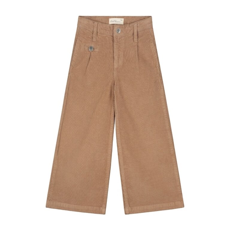 Charlie Petite nadia flaired pantalon // light brown