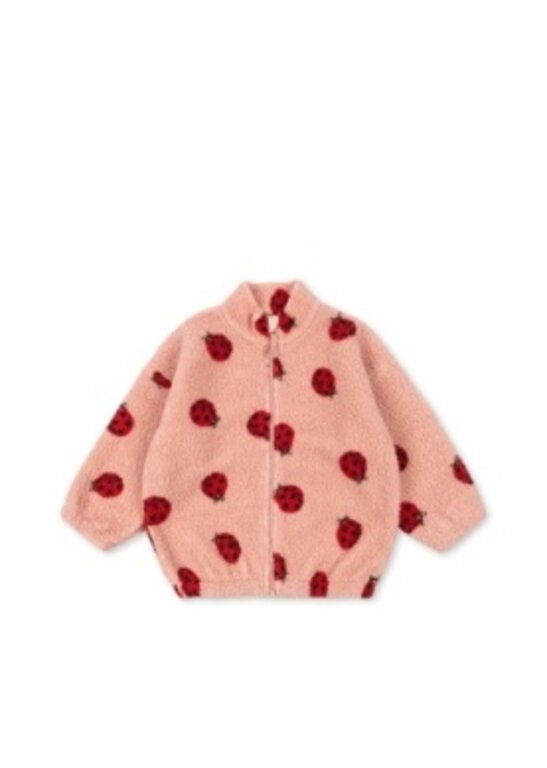 Konges Slojd jody teddy jacket // ladybug pink