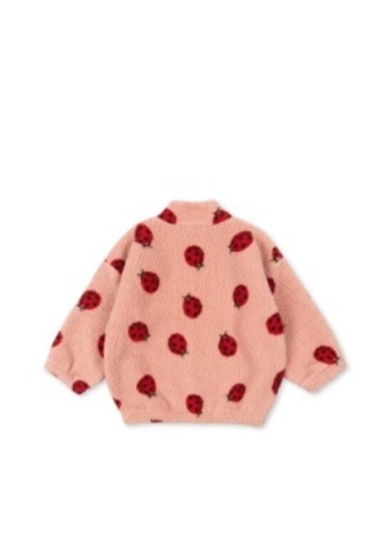 Konges Slojd jody teddy jacket // ladybug pink