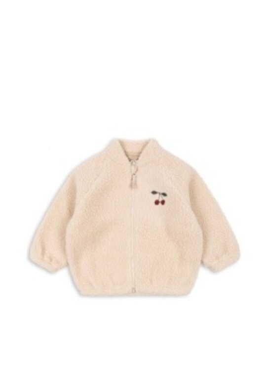 Konges Slojd jazz teddy bomber jacket // sand dollar cherry