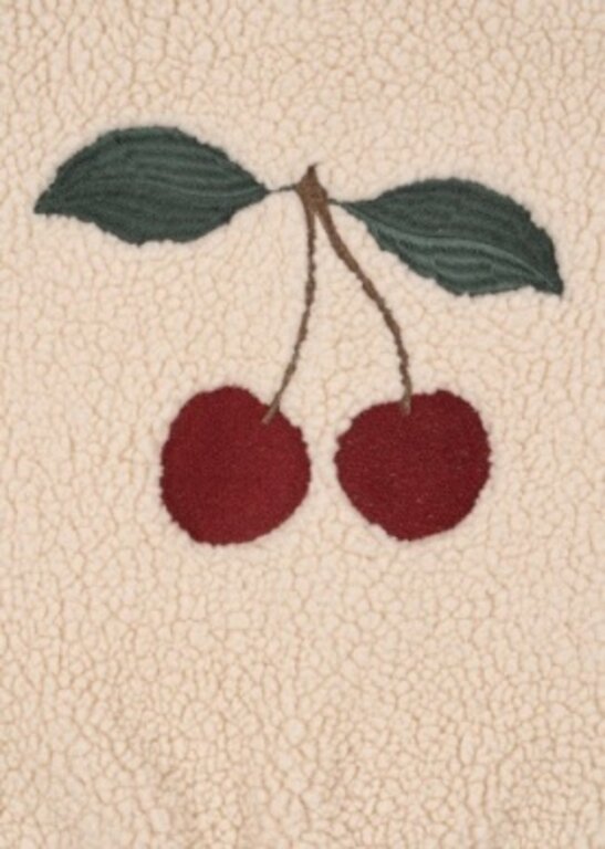 Konges Slojd jazz teddy bomber jacket // sand dollar cherry