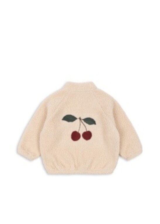 Konges Slojd jazz teddy bomber jacket // sand dollar cherry