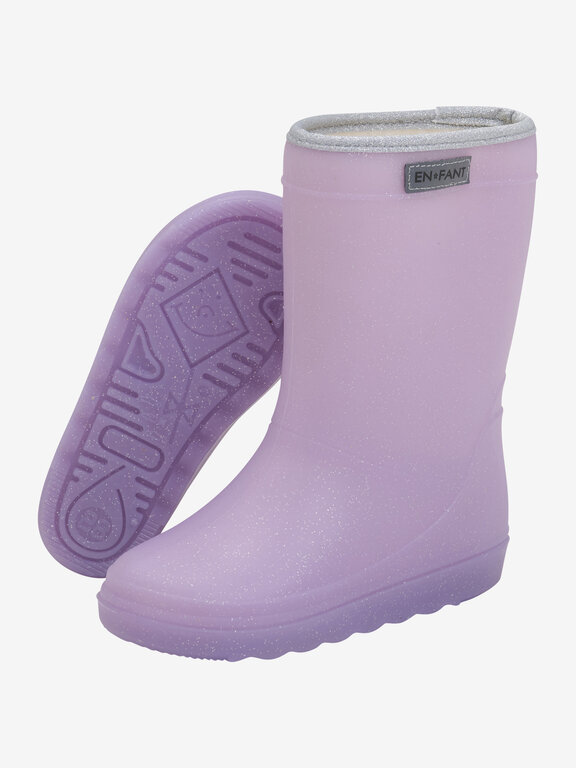 Enfant thermo boots // lavender glitter