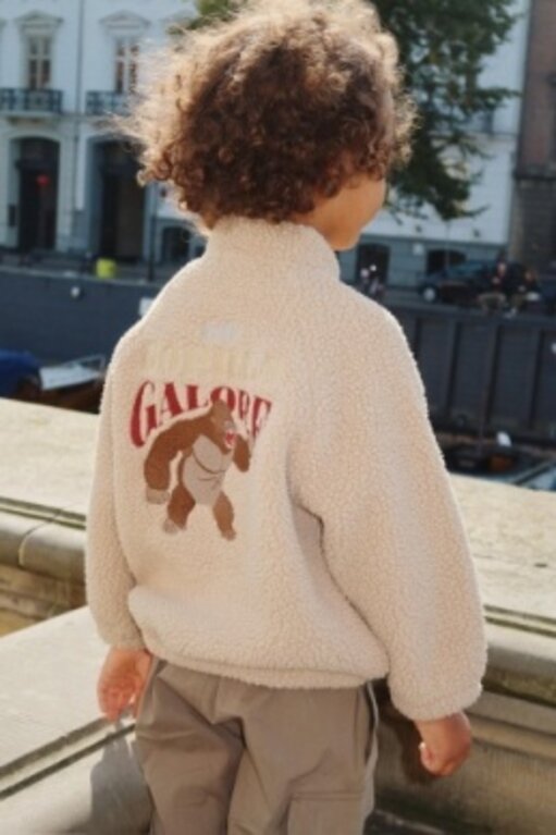 Konges Slojd jazy teddy bomber jacket // oxford tan